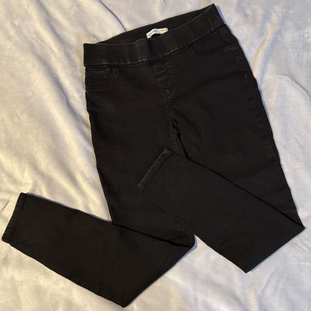 Nine West Super Skinny Black Pull-On Jeans Pants Size 4